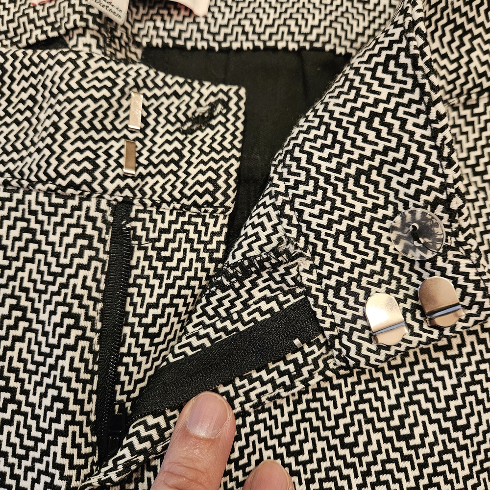 BeBop Black & White Patterned Pants - Size 3 - Picture 5 of 6